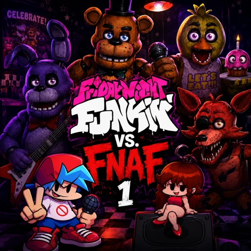 Friday Night Funkin vs FNAF 1 thumbnail