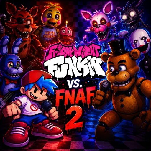 Friday Night Funkin vs FNAF 2 thumbnail